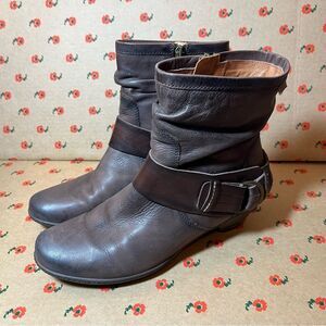 Pikolinos Brown Leather Ankle Boots Booties 40